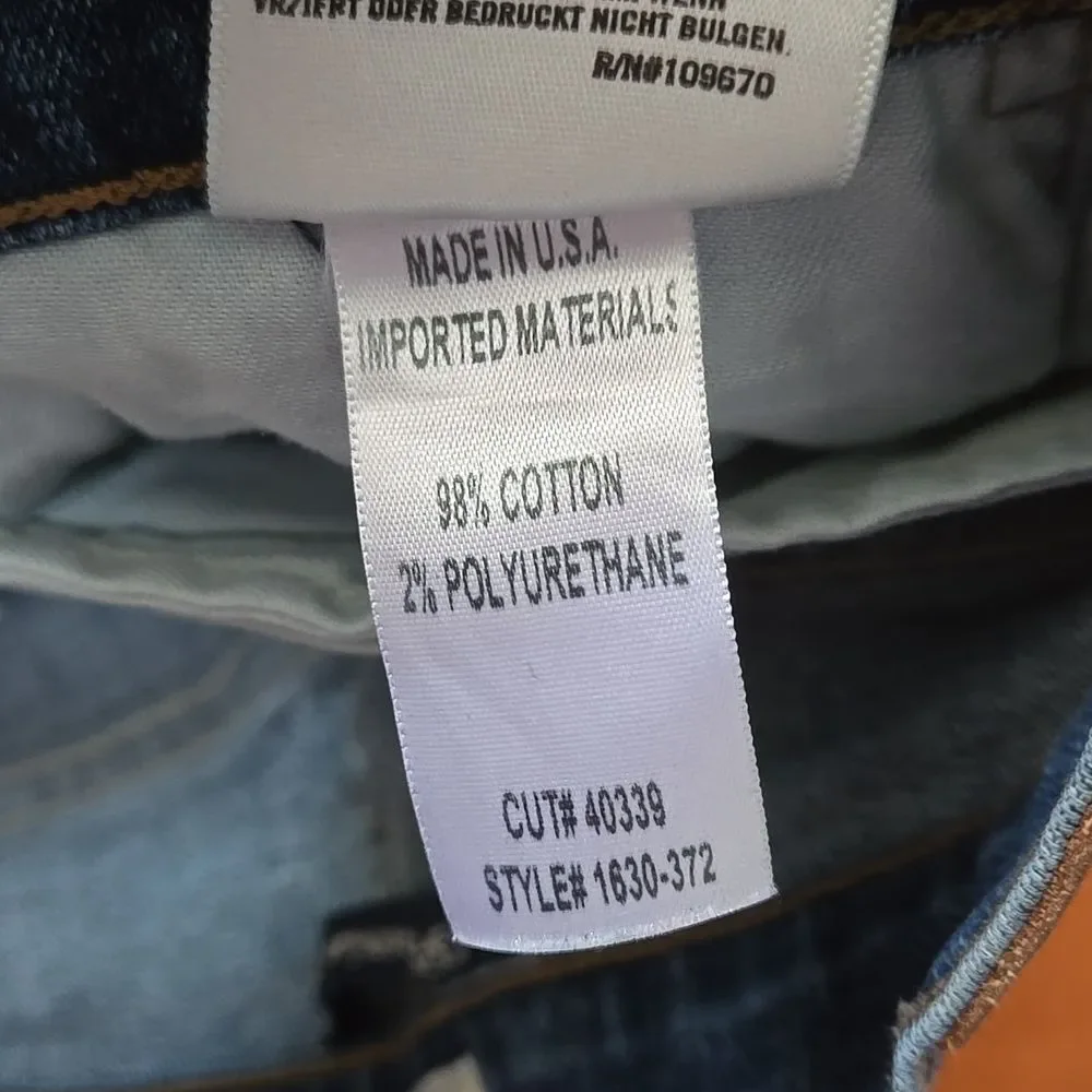 Citizen of Humanity Rocket Crop High Rise Skinny Jeans Blue Size 26 Aritzia - Picture 9 of 9